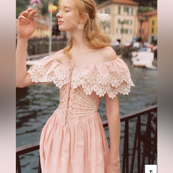 Lacemade Pink Champagne Corset Dress - Picture 8 of 9